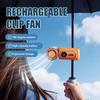 Portable Clip-on Fan Handheld Mini Fan USB Rechargeable Ice Cooling Personal Fan for Outdoor Office Travel Summer Cooling Device
