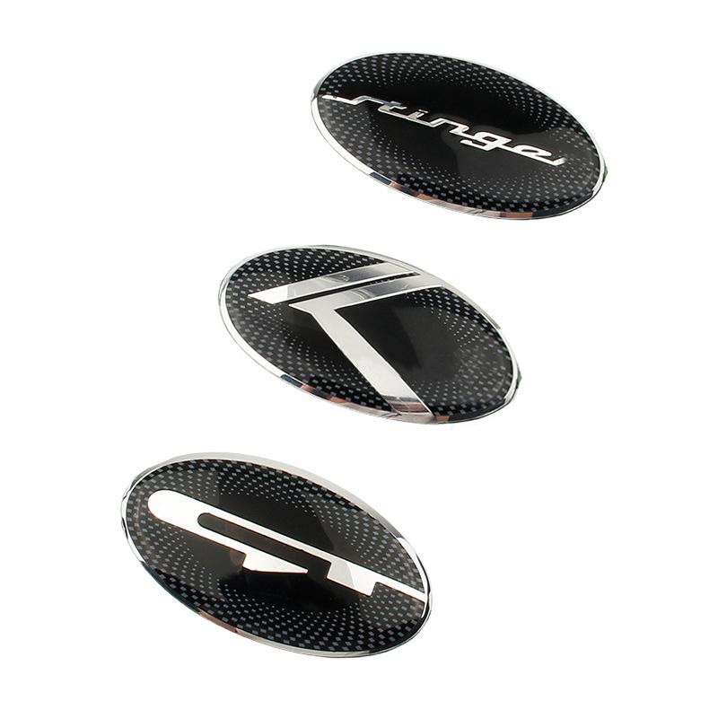 6x3.3cm Car Steering Wheel Center Emblem Badge Sticker for KIA Stinger Sportage KX3 Ceed K7 K5 K3 R Forte Rio Soul Accessories  JD2