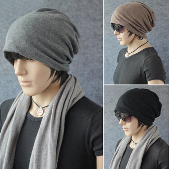 Women Men Fashion Winter Warm Crochet Knit Scarf Hip-Hop Cap Beanie Hat