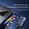 Thunderbolt 5 Data Cable: 120G High-Speed, 240W Fast Charging, 16K Screen Casting, Dual Type-C