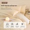 2025 New Winter Faux Rabbit Fur & Milk Velvet Flannel Bedding Set: Thickened, Warm, 4-Piece, Includes Fitted Sheet