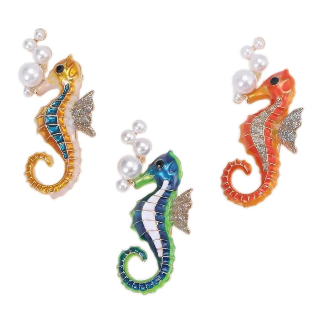 Marine Animal Brooch Pin With Alloy Material For Fashion Accessories And Daily Wear