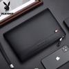 PLAYBOY Men's Clutch, Large Capacity, Soft Leather Wallet, Envelope Handbag