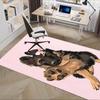 German Shepherd Theme Chair Mat Office Carpet Oversized Rug for Home Decor, Sofa Carpet, Desk Chair Mat, Gift Idea for Office and Living Room