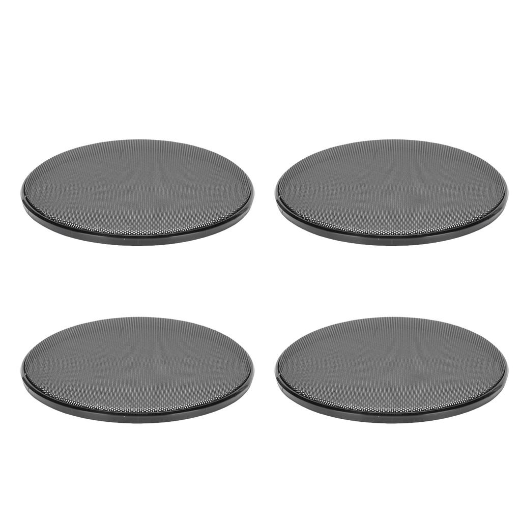 4 STÜCKE Lautsprechergitterabdeckung 180mm Kaltgewalzter Stahl Runde Lautsprechergitterabdeckung Gitter Schutz für DIY Heimkino Auto