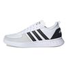adidas Court 80s Skórzane Zamszowe Antypoślizgowe Trwałe Tenisówki Niskie Męskie Sneakersy Czarno-Biało-Szare FW2871