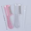 Unisex Essential Oil Applicator Massage Comb Built In Liquid Reservoir Rolling Metal Teeth For Hair Growth Beard Care