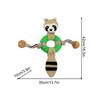 Squeaky Dog Toys Plush Interactive Chew Rope with Animal Design Plush Dog Toy for Indoor Outdoor Garden Lawn Backyard Training