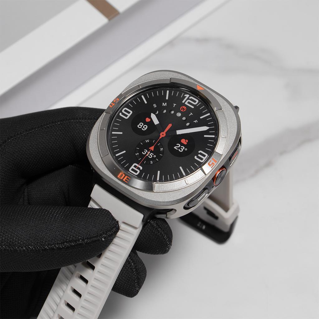 Hard Case For Samsung Galaxy Watch Ultra 2025/7 47mm With Scale Cover For Galaxy Ultra 47mm Smartwatch Anti-drop Bumper Frame