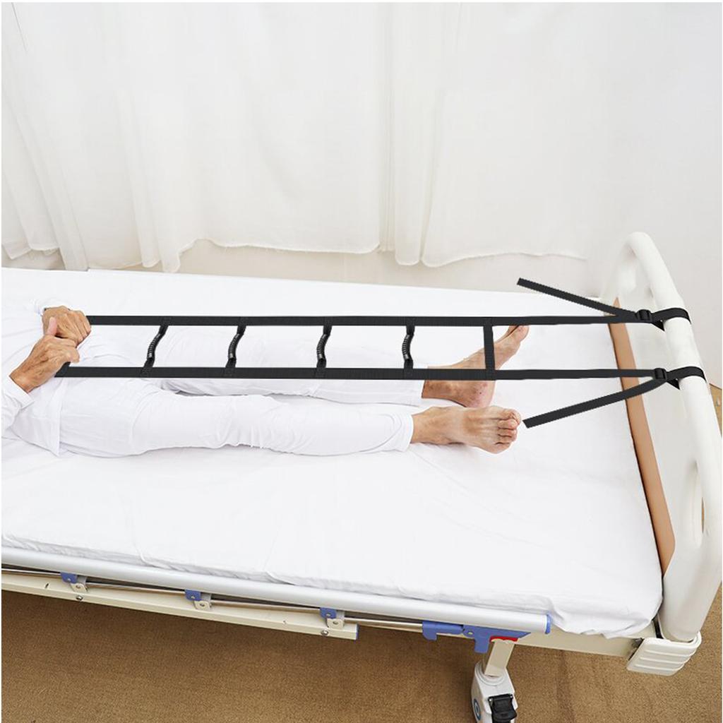 Bed Ladder Assist with Handle Grip Sit Up Pull Up Assistive Rope with Handle Adjustable Bed Ladder Strap Bed Helper