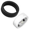 Smart Ring Cover 2 Pcs Silicone Protector for Oura Ring5, Ultra-Thin Sleeve, Durable Protection Scratch Resistant Waterproof All Round Daily Women Men