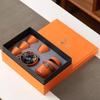 Weidu Orange Ceramic Tea Set Gift Box