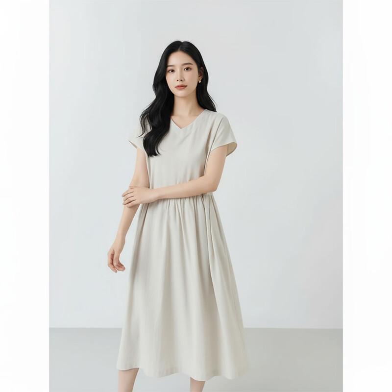 Aiyilian Summer Print Vacation Dress M