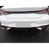 For Hyundai Elantra Avante    ABS/Steel Eyebrow Rear Exhaust Muffler Tip Pipe Trim Decoration Fog Light Accessories