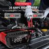 12V 30A/26A/20A Smart Car Battery Charger LCD 6V-12V-24V for Motorcycle Trickle Lithium LiFePO4 Lead-acid AGM Battery Repair