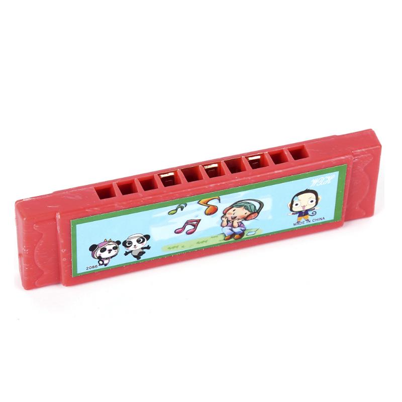 10-Hole Cartoon Harmonica for Kids - Beginner's C Key Musical Instrument
