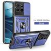 For Honor X5b Plus 4G Case Car Magnetic Ring Holder Slide Camera Armor Shockproof For Honor X5b / X5b Plus