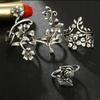 Silver Retro Punk Boho Ring Set 91