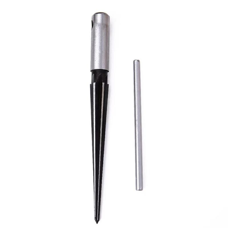 Professional Tapered Reamer with Round/Hexagonal Shank T-Handle Smooth Cutting Drilling Tool for Machinists Woodworking