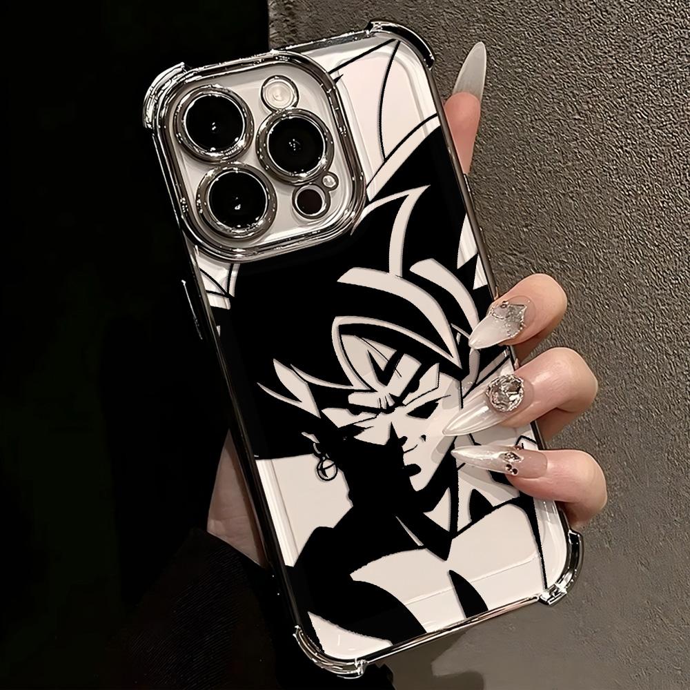 

Black Anime Sons Gokus Hot Plating Phone Case For IPhone 17 17e 16e 16 15 14 13 12 11 Pro Max X XR XSMax 8 Mini Air Plus Airabag iPhone 11