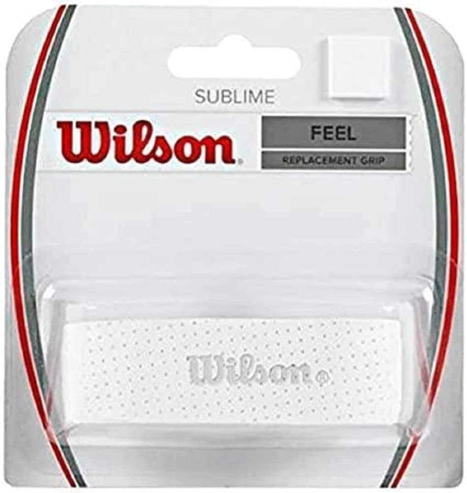 Wilson Tennis Replacement SUBLIME 1 WRZ4202WH Grip, GRIP, Grip, White,