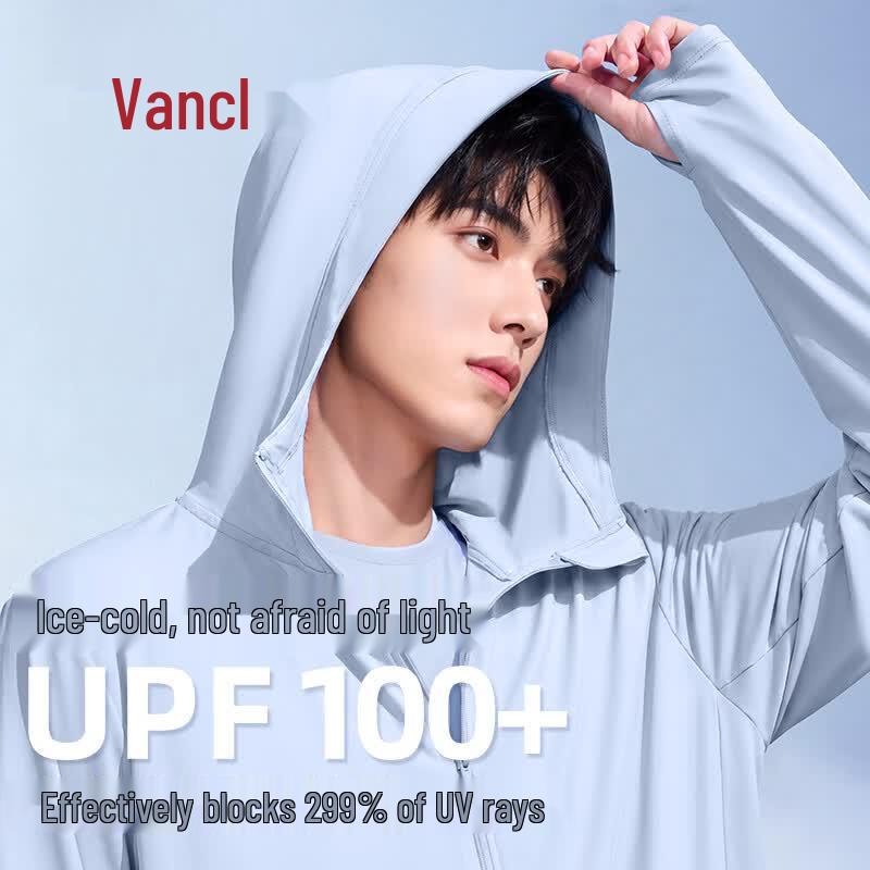 VANCL Men s Ice Silk UV Protection Hooded Sun Jacket M