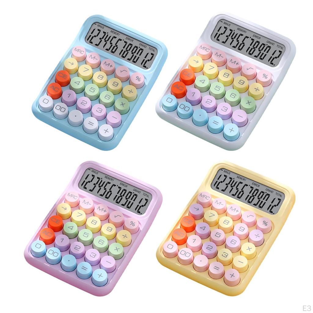 Calculator Accessory Gifts Standard Easily Press Compact Handheld Mechanical Button Business Office