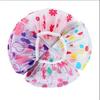 5 Pieces/Lot Shower Cap Translucent Elasticity Women's Household Shower Cap Waterproof Plastic Shower Cap Durable Random Color