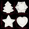 Moule en silicone 3D pour bougeoir, sapin de Noël, flocon de neige, cœur, étoile, décoration