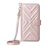 Oppo Reno 13 Pro 5G Flip Case, Crossbody Leather Wallet, Pink