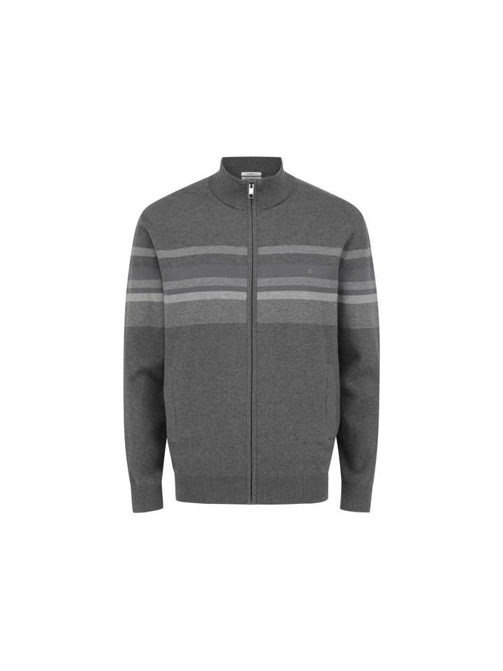 Olzen Men'S High-Neck Zip-Up Cardigan_Zog1Ec1307