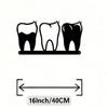 Metal Tooth Wall Art Sculpture Rust Resistant Iron Mural Modern Dental Office Clinic Decor Gift