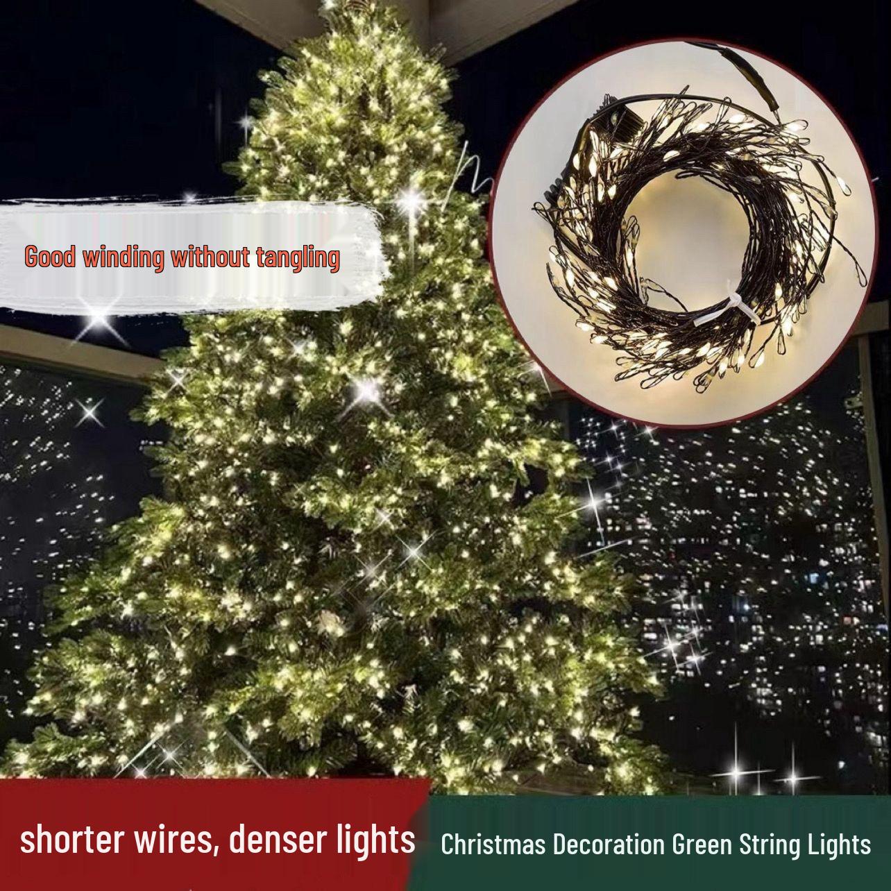 Трансграничные светодиодные гирлянды-хлопушки, медная проволока, для помещений/улицы, праздничные, рождественские, гирлянды-феи. Warm white