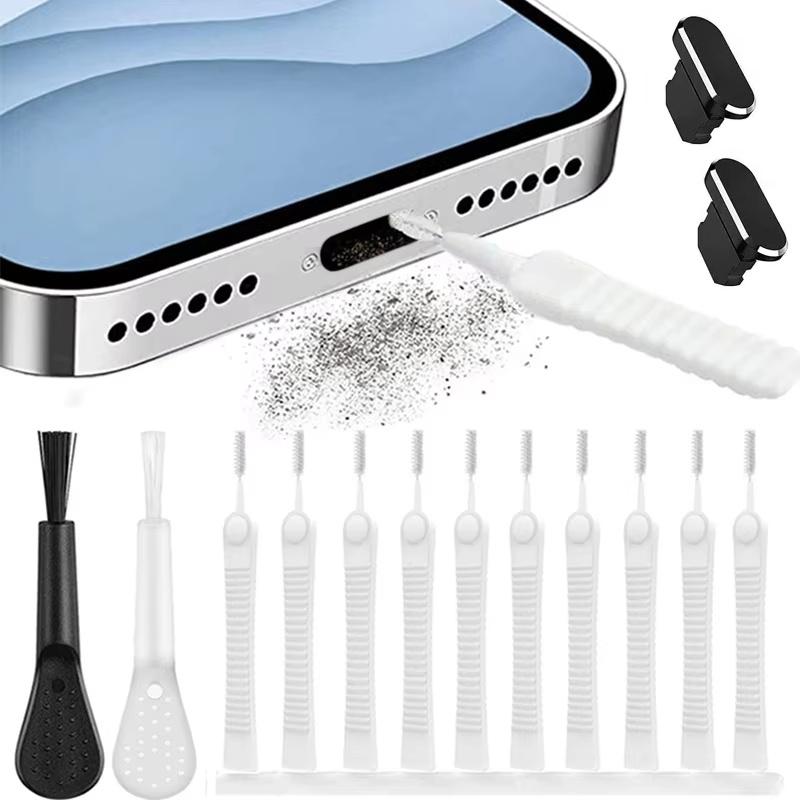 Mobile Phone Charging Port Dust Plug Removal Cleaner Kit Dustproof Cleaning Brush Computer Keyboard Cleaner Tool For iPhone 14