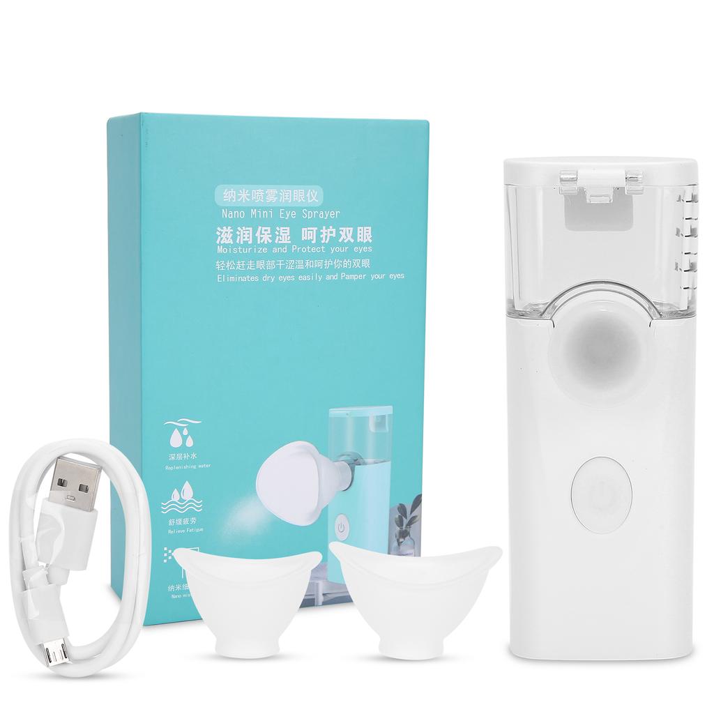 Eye Moisturizing Spray USB Charging Handheld Eye Care Spray Portable Eye Moisturizing Cleaning Soothing Machine