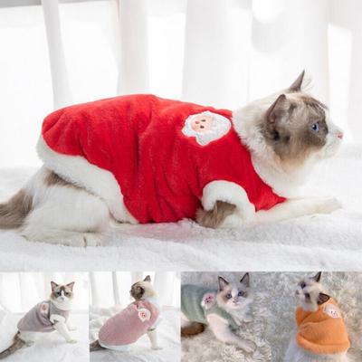 Breathable Winter Warm Dog Cat Fleece Clothes Warm Pet Supplies Soft Cat Clothing Dog