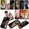 Corgi Dachshund Dog Phone Cover for Samsung Galaxy S25 S24 S22 S23 FE Ultra Plus A56 A05 A06 A15 A16 A55 S7 Edge Case