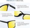Night Driving Glasses for Men and Women - Polarized Night Vision Glasses, Anti-Glare Night Driving Glasses, Yellow Lenses