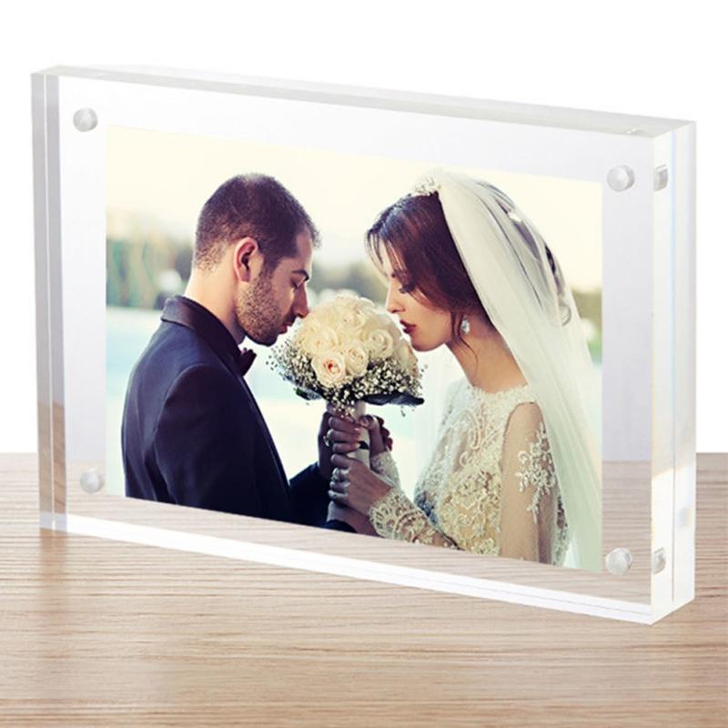 

3pcs Acrylic Translucent Photo Frame Scratch Resistance and Wear-resistant