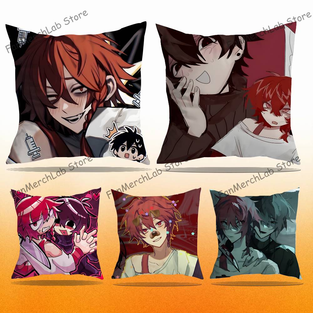 ZZeno RRemake Anime Pillowcase Pillowslip Cushion Plush Boys Girls Cartoon Anime Kawaii Decoration Kids Birthday Cute Gifts