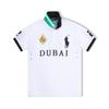 GLYDE Neues Herren Poloshirt Miami City Beliebt Hochwertiges Athleisure Baumwolle Kurzarm Poloshirt