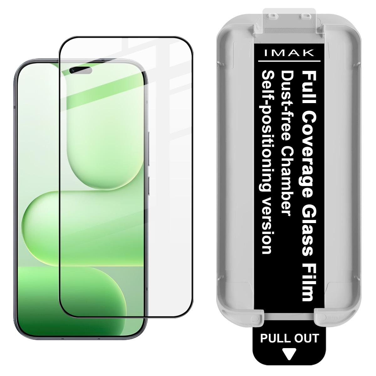 

For Honor 600 Lite 5G Glass IMAK Dust-free Cabin Full-screen Tempered Glass Film Supports Fingerprint Unlock Honor 600 Lite 5G