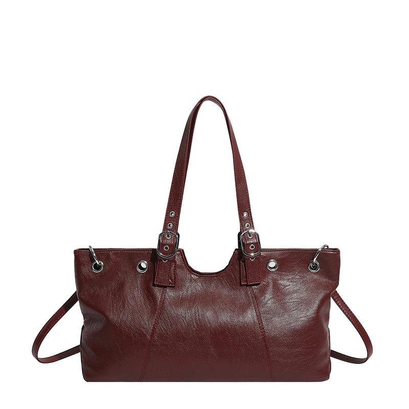 Simple and Large-capacity Underarm Tote Bag, A Fashionable and Casual Single-shoulder Handbag for Women