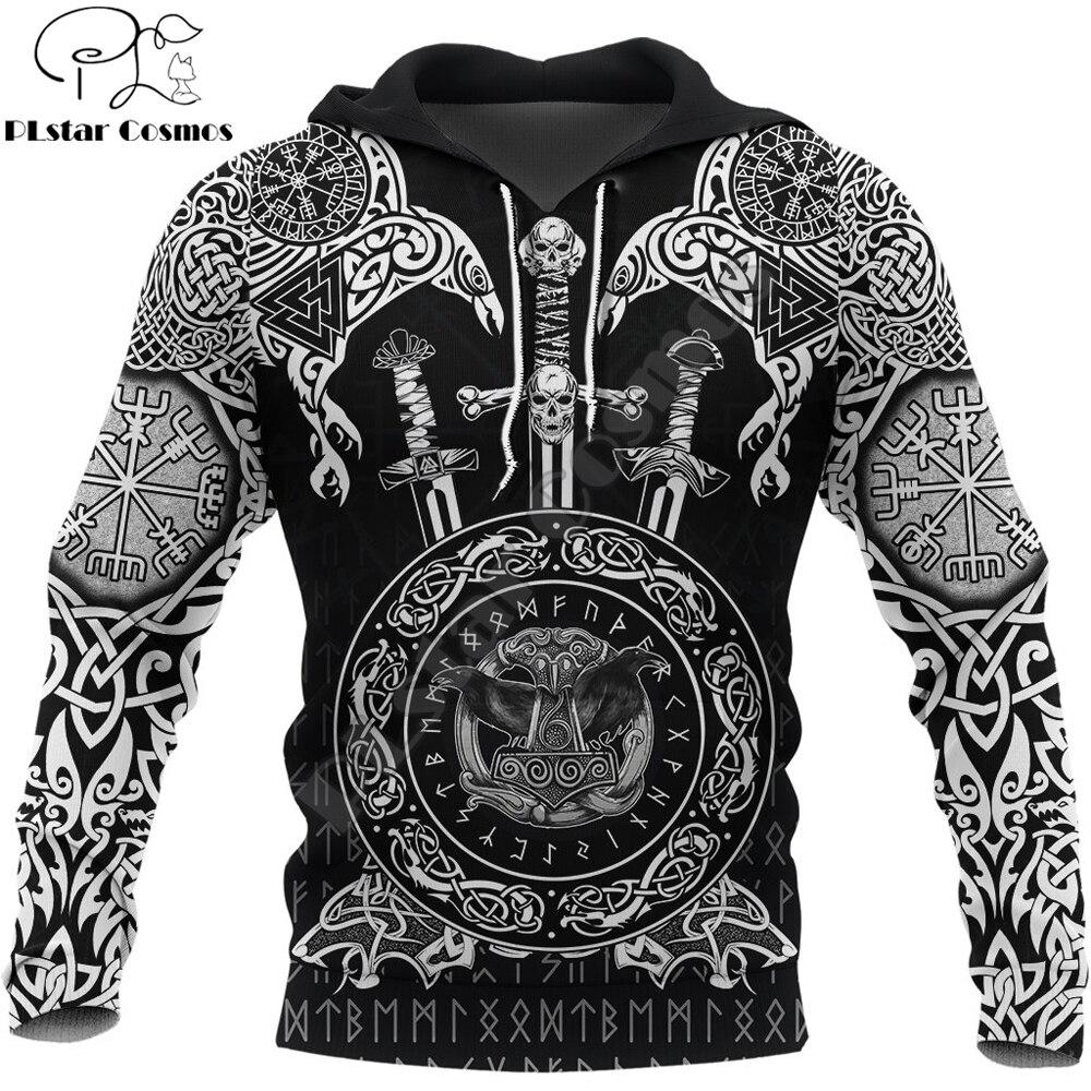 Viking Haar-Accessoires - Mjolnir & Vegvisir Design Unisex