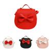 Candy Color Mini Girl Shoulder Bag With Butterfly Bow For Daily Use