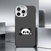 P-Panda illustration    Phone Case For iPhone 17,16,15,14,13,12,11 Plus,Pro Max,XS,Colored silver phone case