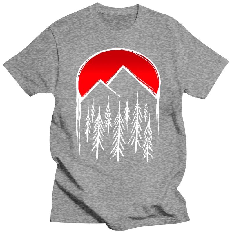 

Men s Summer Pine Print High-quality Round Neck Short Sleeved 100% Pure Cotton Outdoor Street Casual High-quality T-shirt 4XL
