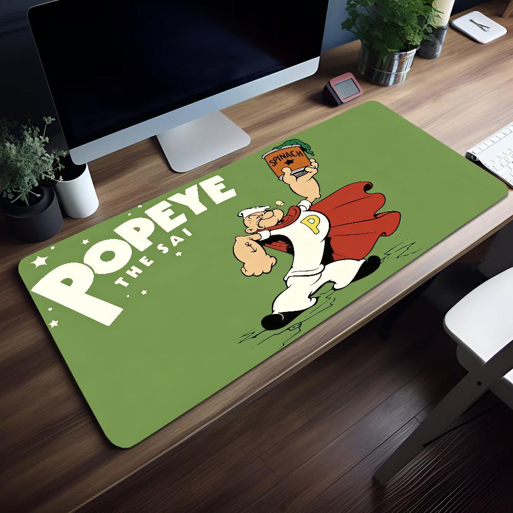 Mouse Pad MousePad Non-slip Lockedge Office Student Gaming Thickened Large P-Popeye Writing Cartoon Pad Cushion