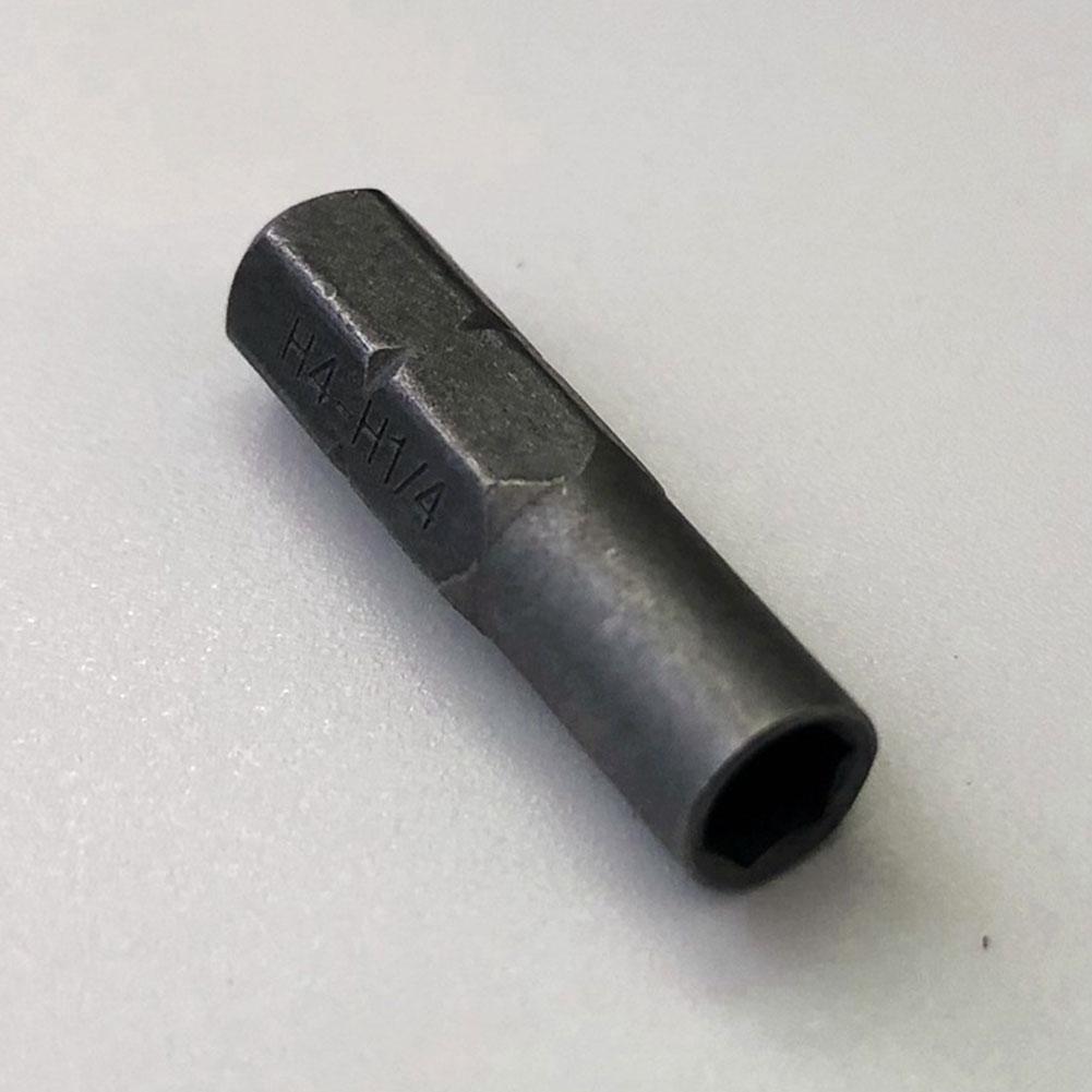 Electric Screwdriver Hex 1/4" 6.35mm Hex Shank To 4mm Socket Driver Bit Adapter For Precision Hex Bits Magnetic Holder Screw Too