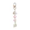 Artistic Resin Kite Keychain With Wind Chime Keyring With Swinging Ornament Handmade Camera Strap Accessory